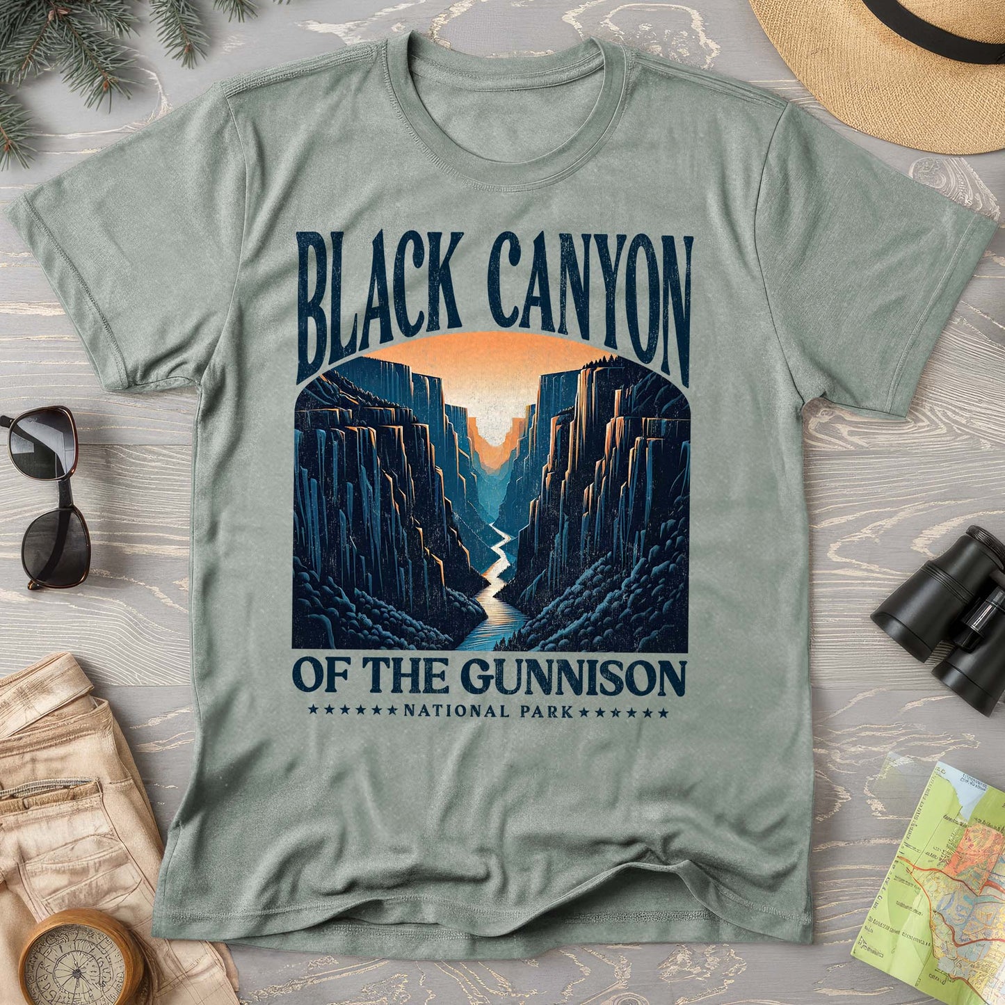 Black Canyon of the Gunnison National Park "Big and Bold" Comfort Colors T-Shirt