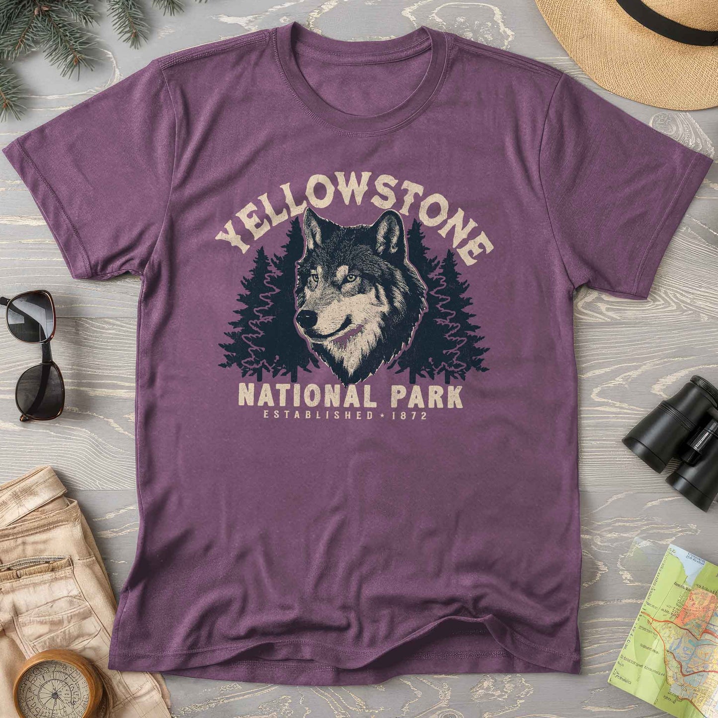 Yellowstone Wolf Design V01 - Comfort Colors 1717 - 2025