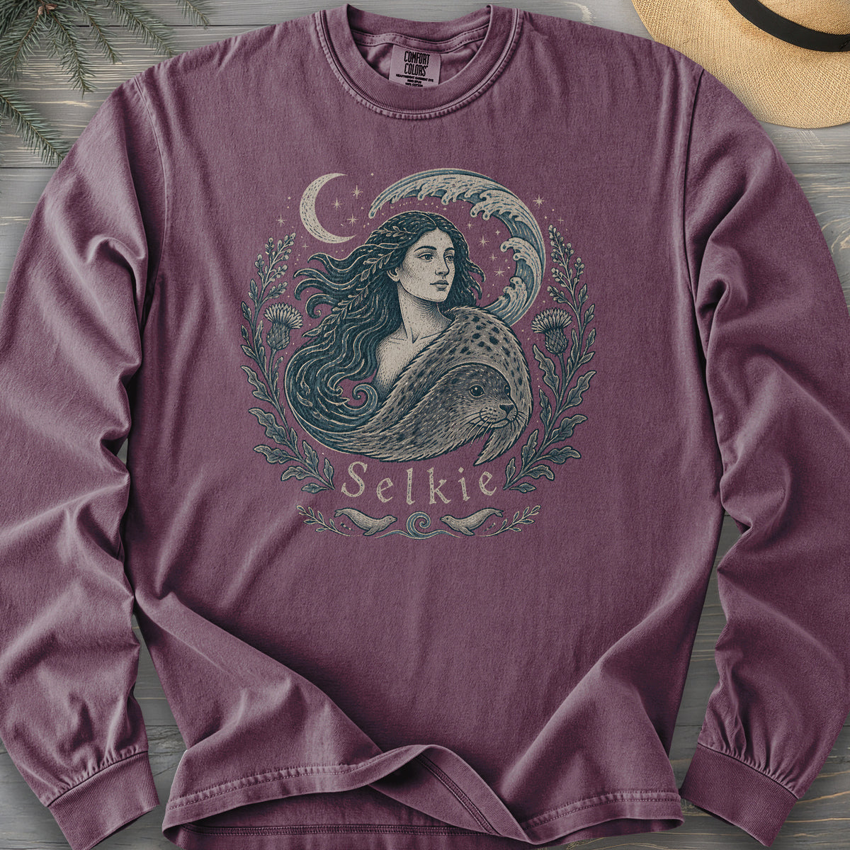 Moonlit Selkie Comfort Colors 6014 Long Sleeve