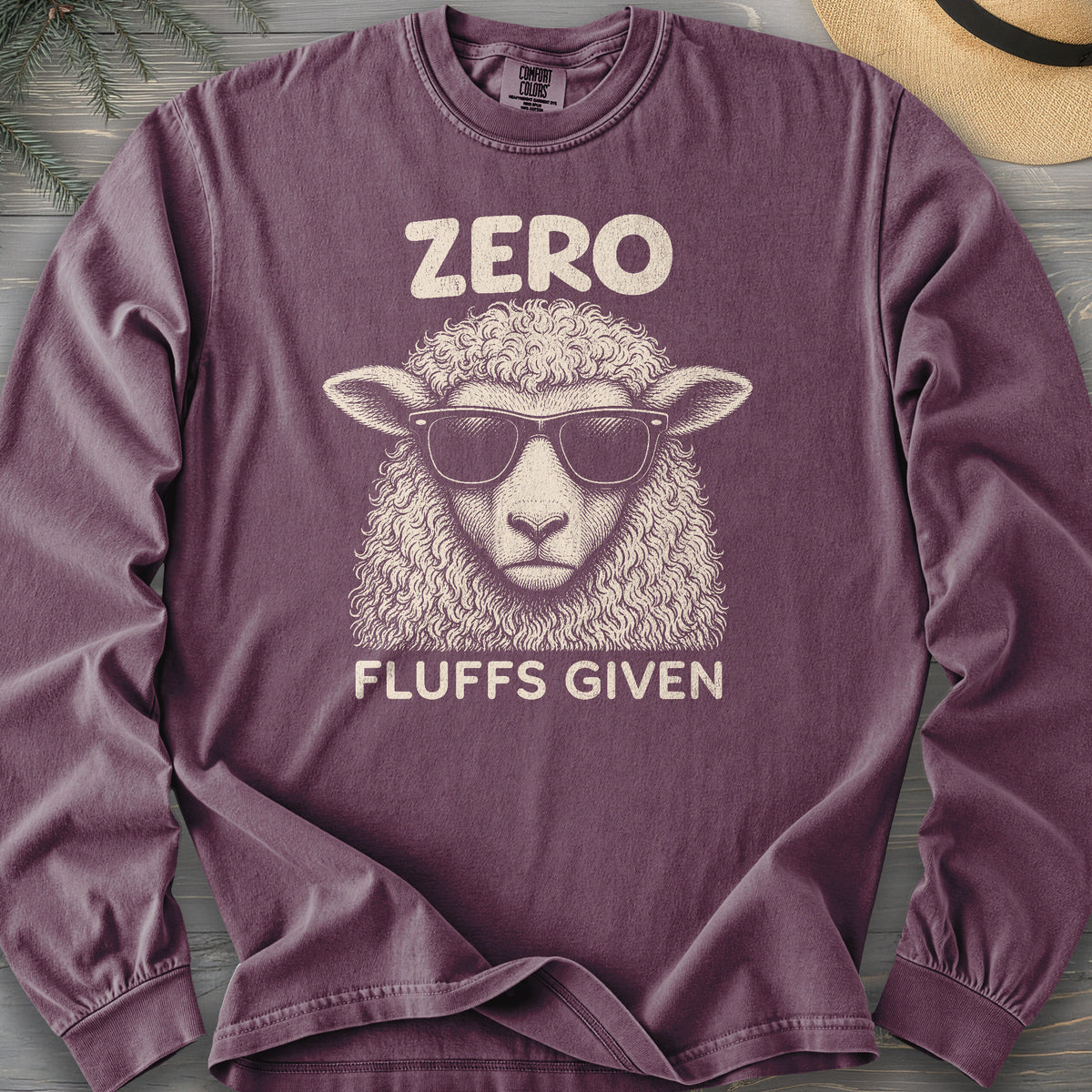 Zero Fluffs Given Long Sleeve Shirt