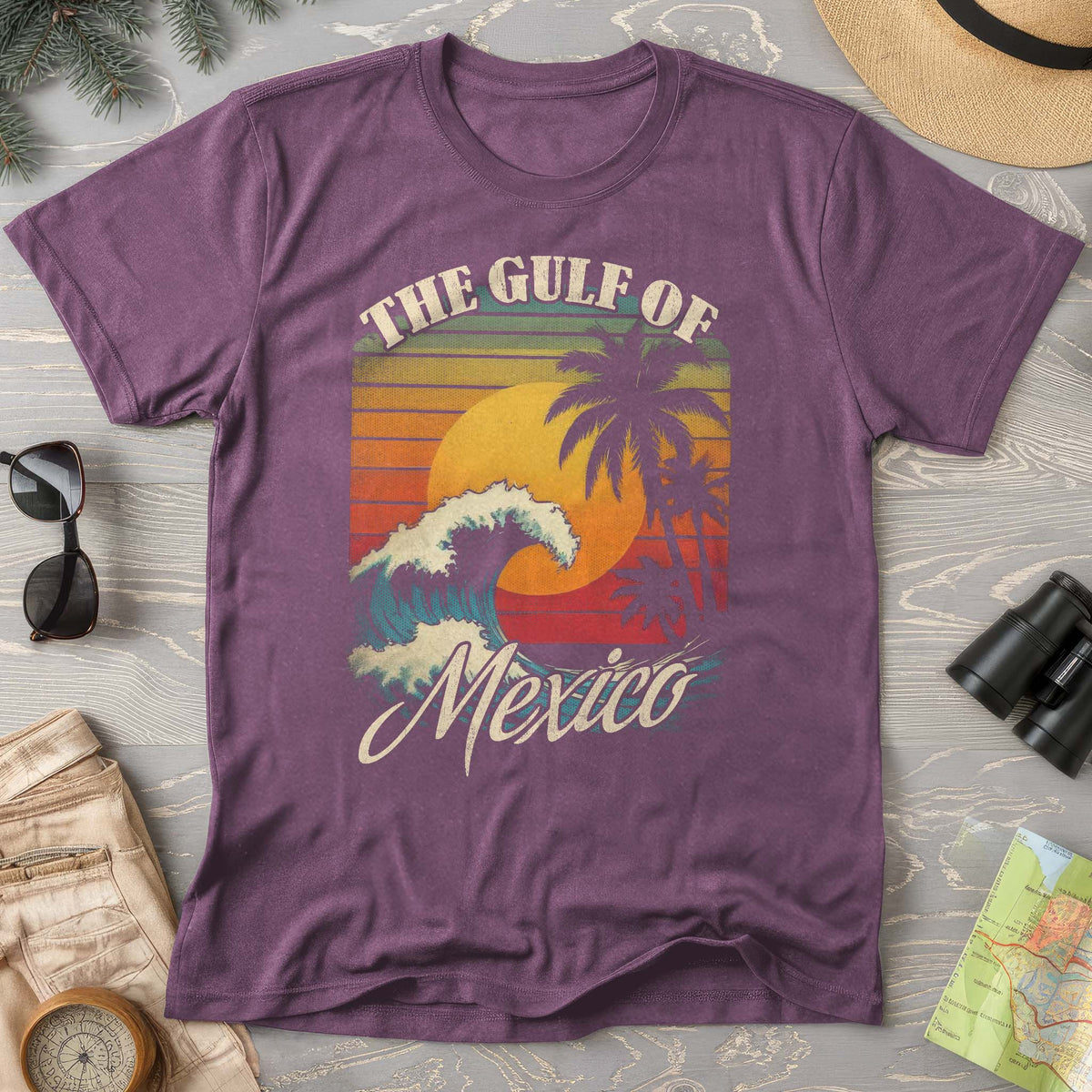 Bargain Bin Overstock! Gulf of Mexico "Retro Wave" T-Shirt