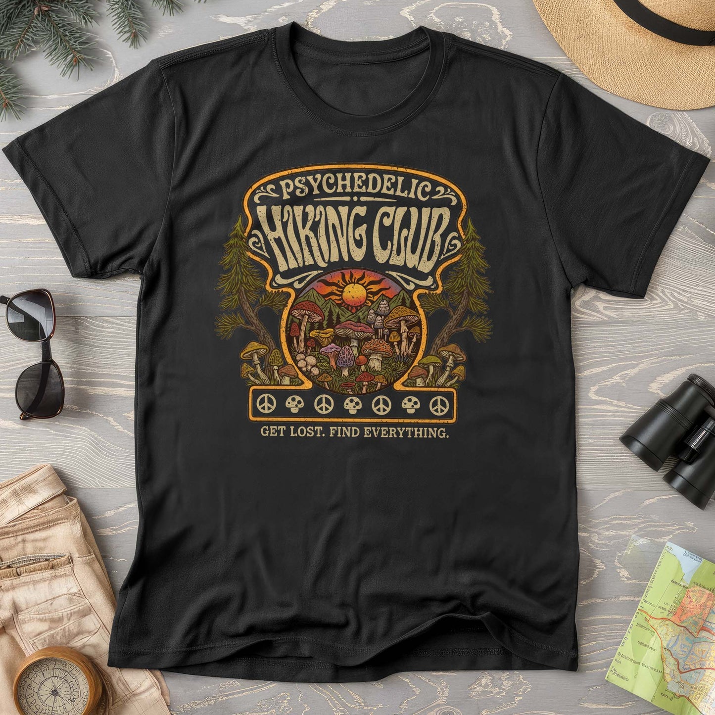 Pyschedelic Hiking Club V2 T-Shirt