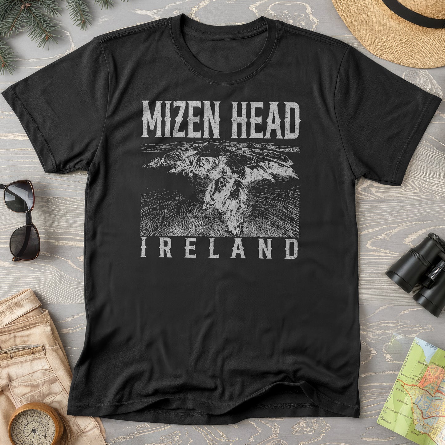 Mizen Head Ireland Sketch T-Shirt