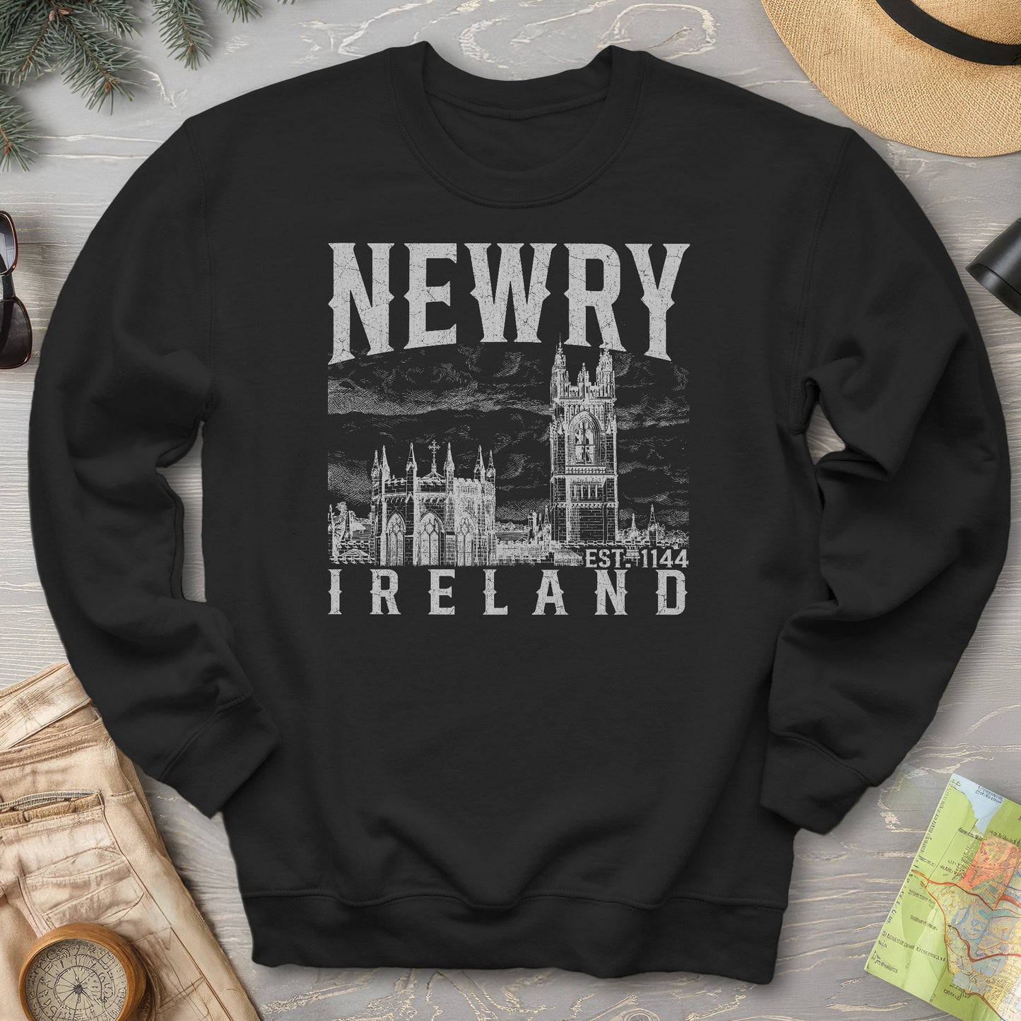 Newry Ireland Sketch Sweatshirt