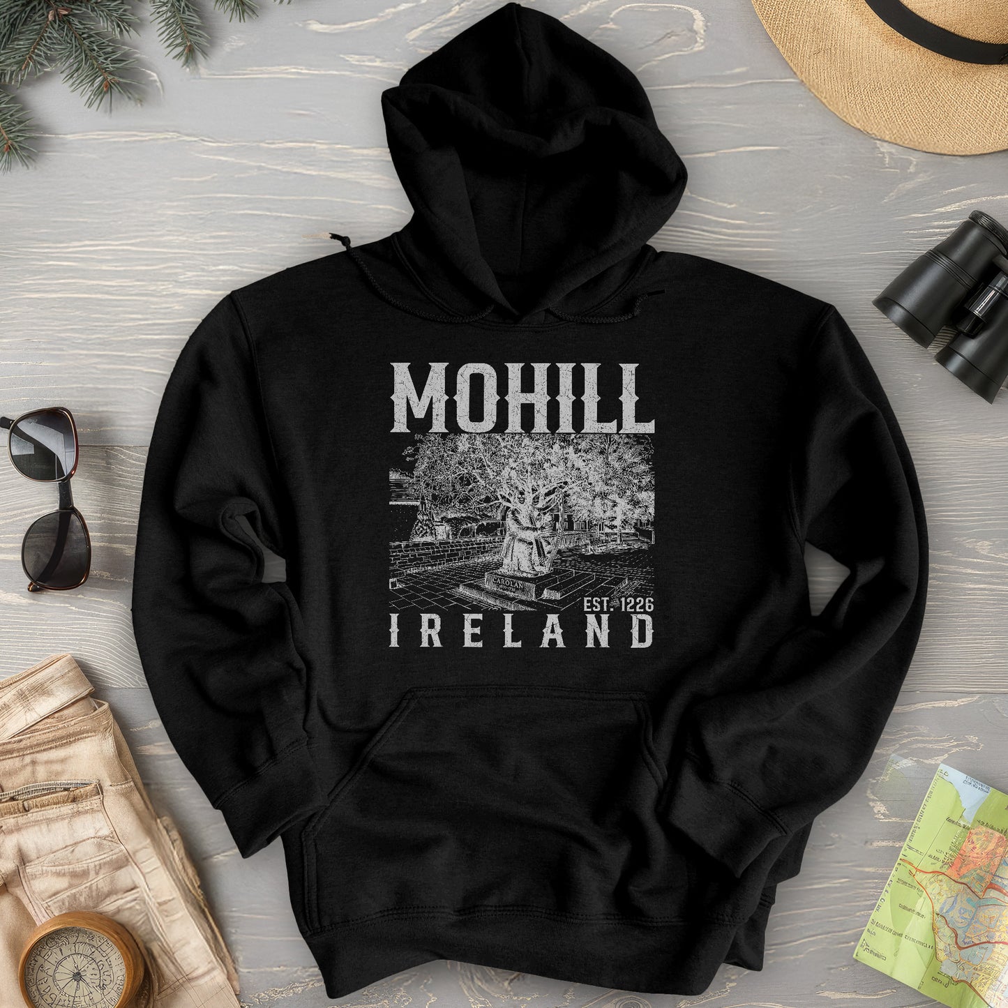 Mohill Ireland Sketch Hoodie