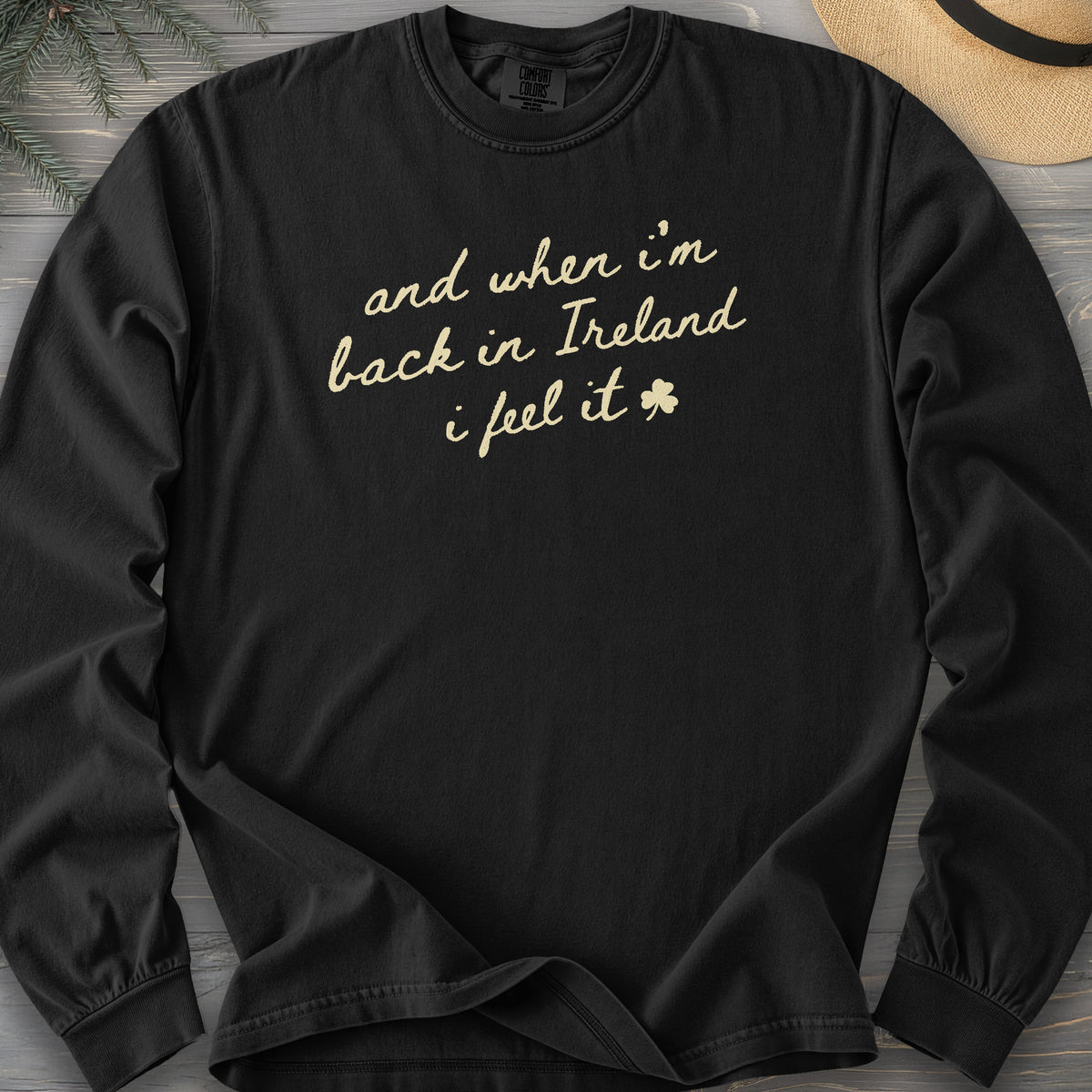 Back In Ireland Comfort Colors 6014 Long Sleeve