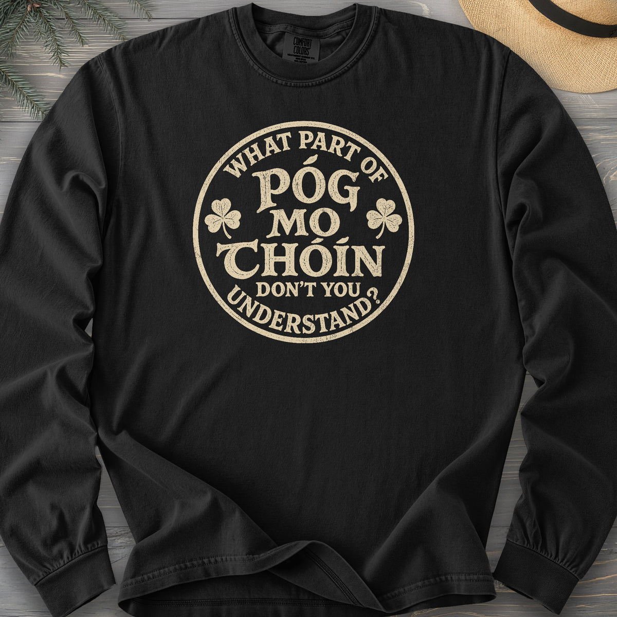 Pog Mo Thoin Badge Comfort Colors 6014 Long Sleeve