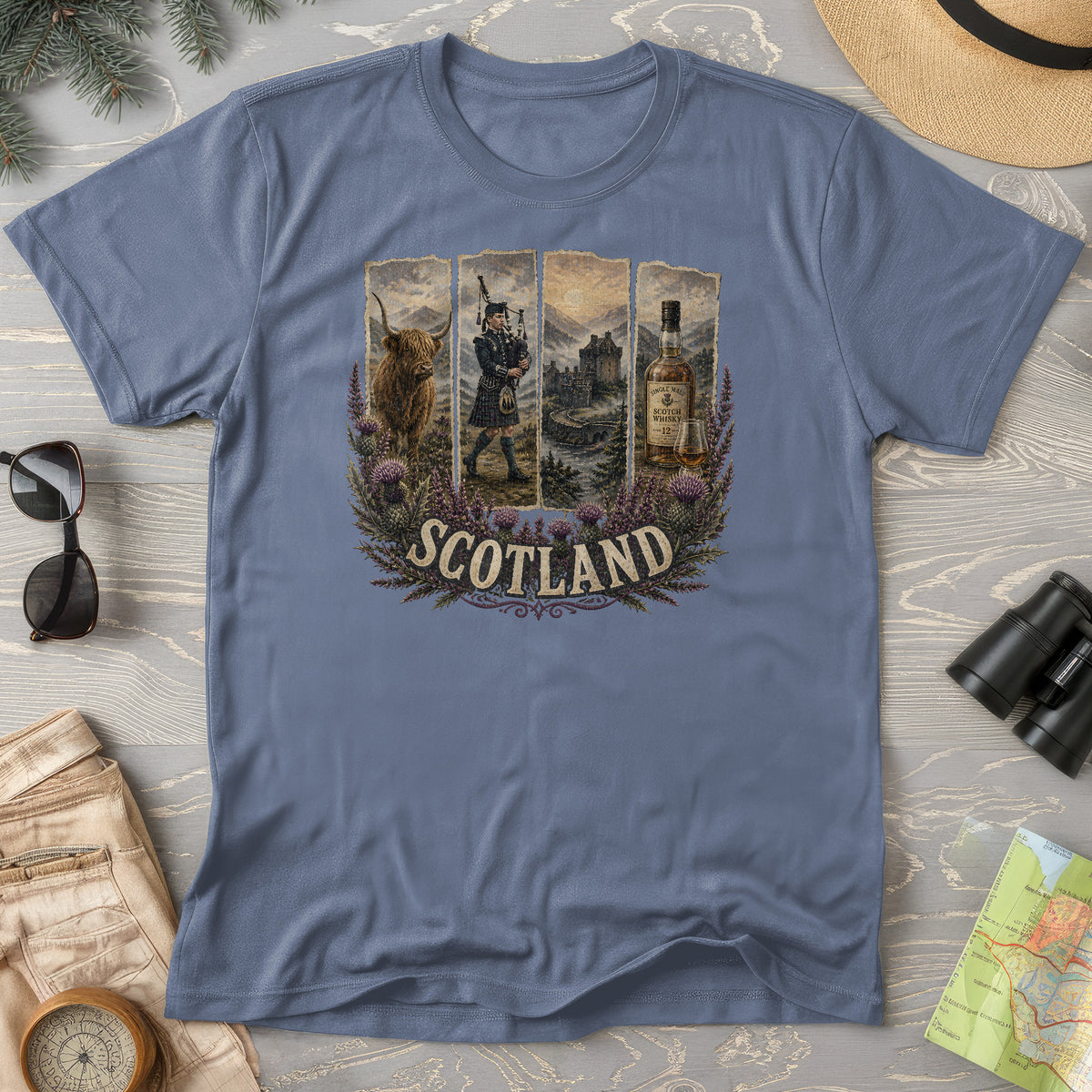 Scotland Panels T-Shirt