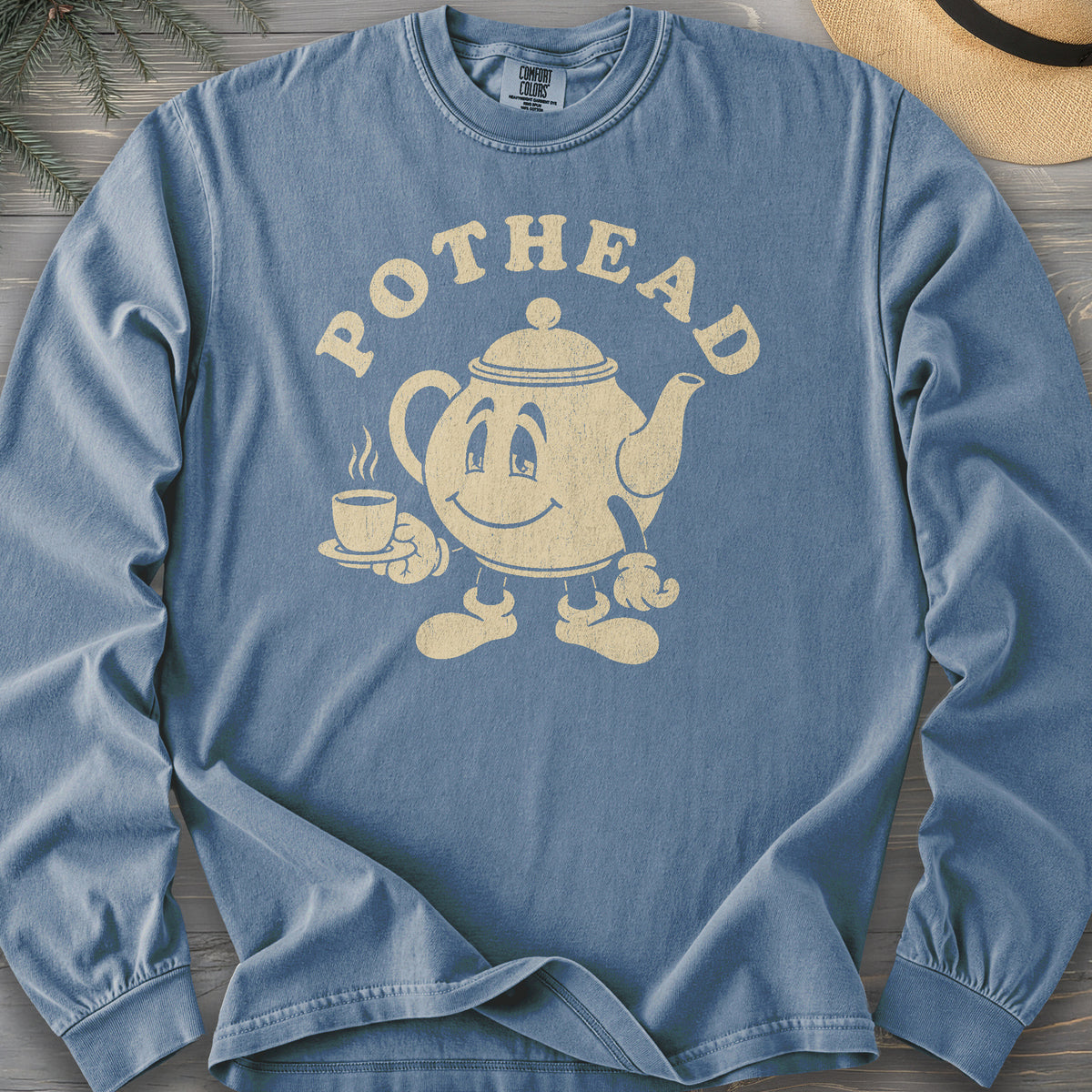 Pothead Teapot Long Sleeve Shirt