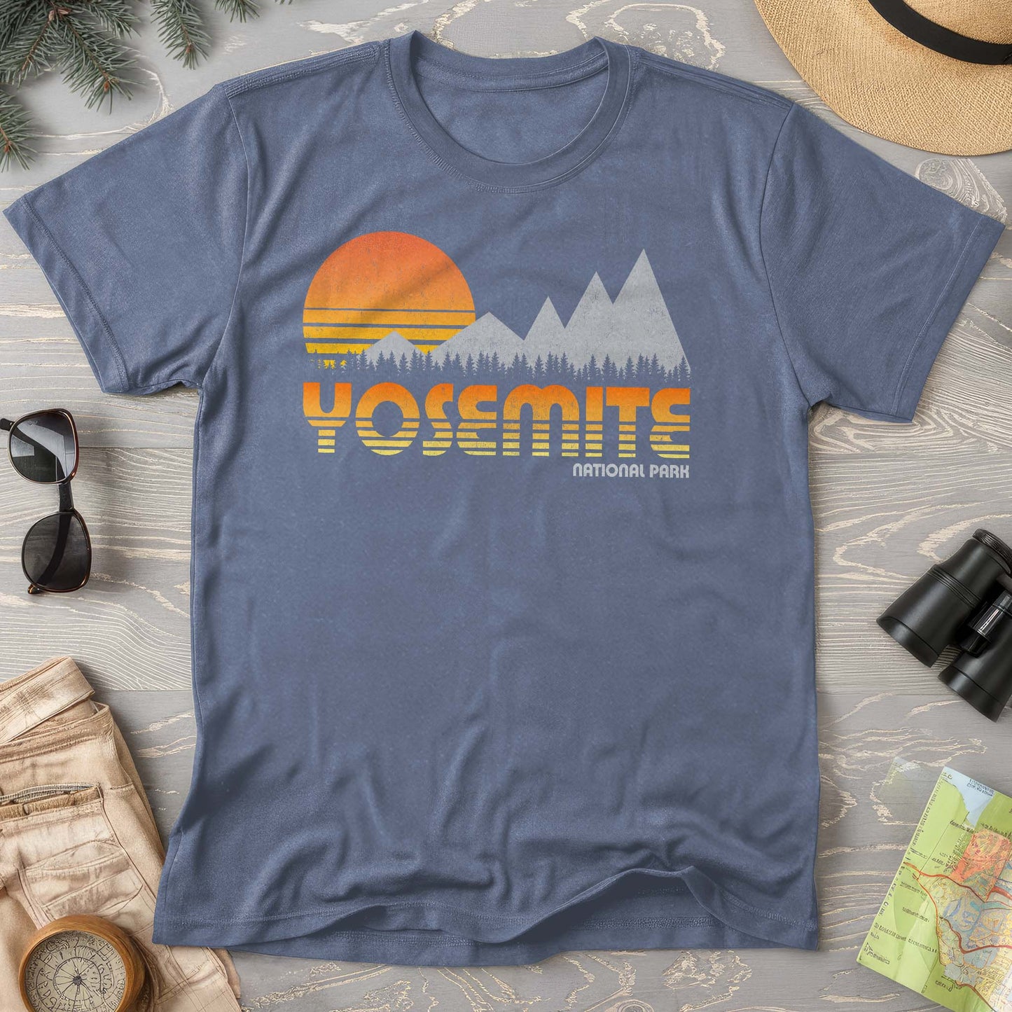 Yosemite National Park "80's Retro" T-Shirt