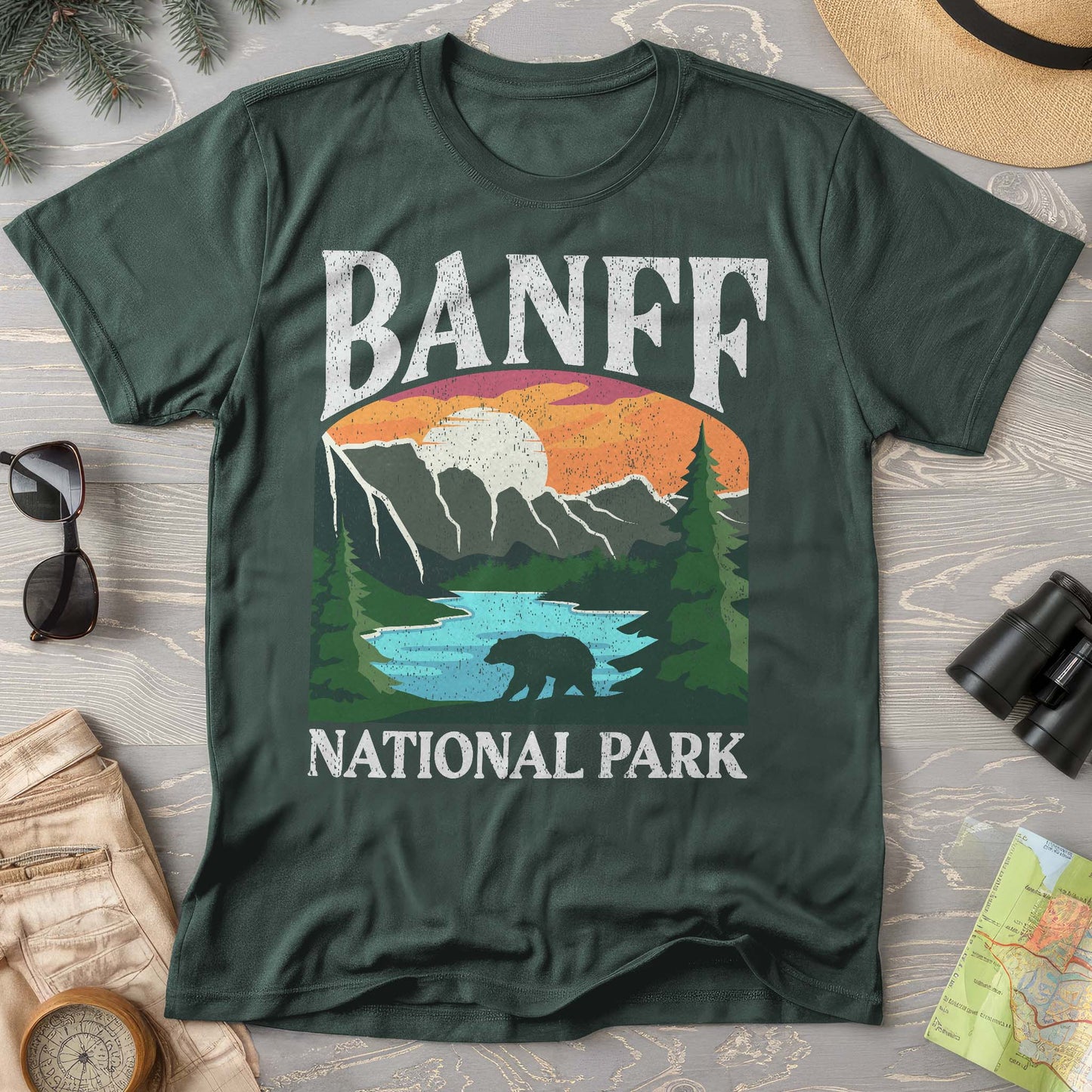 Bargain Bin Overstock! Banff National Park "Big and Bold" T-Shirt