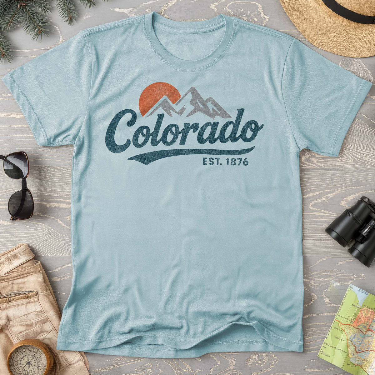 Colorado Vintage Logo Textured T-Shirt