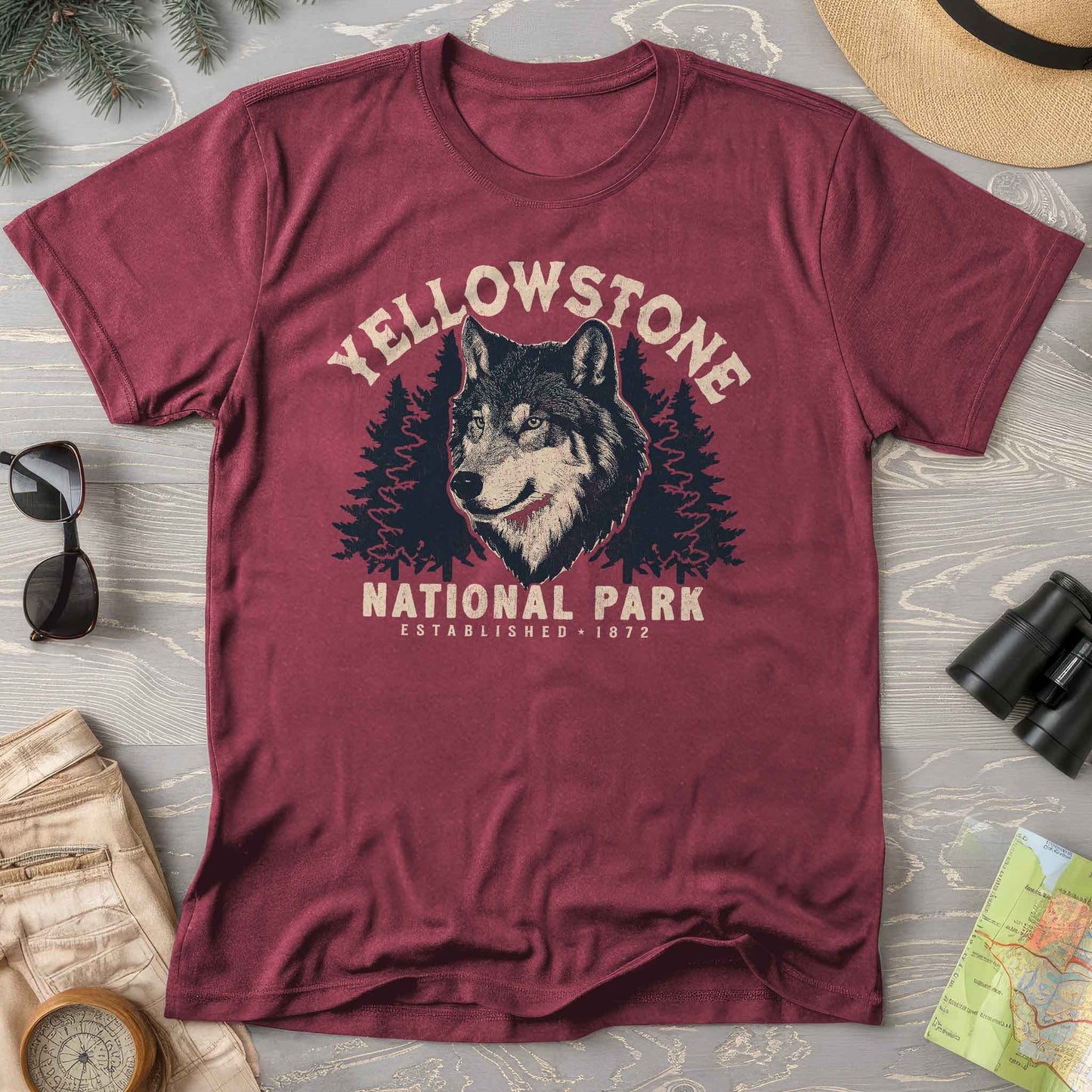 Yellowstone Wolf Design V01 - Comfort Colors 1717 - 2025