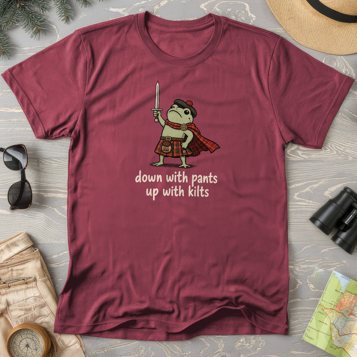 Down With Pants Up With Kilts T-Shirt