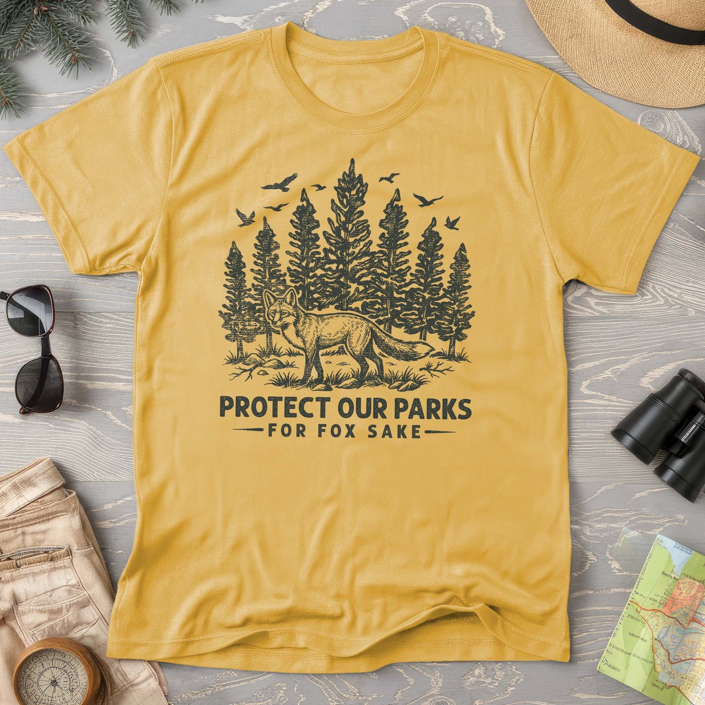 Protect Our Parks Fox Sake T-Shirt