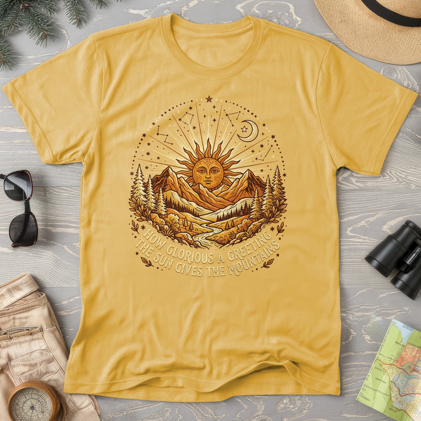 Glorious Greeting John Muir T-Shirt