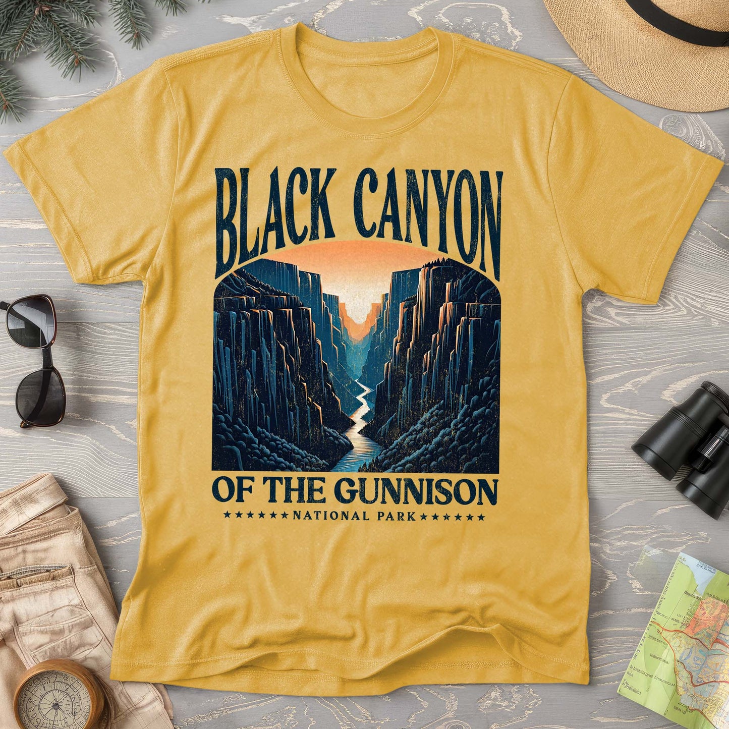 Black Canyon of the Gunnison National Park "Big and Bold" Comfort Colors T-Shirt