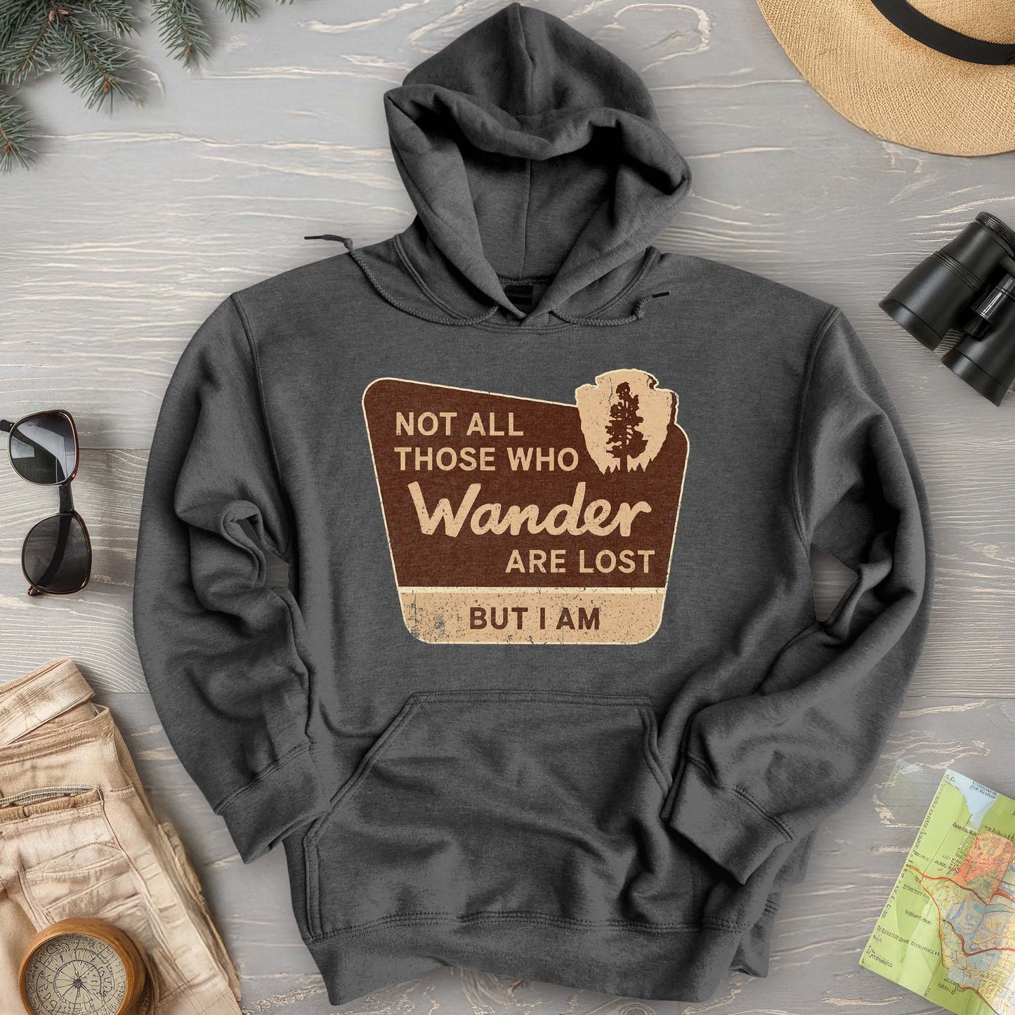 Not All Who Wander Hoodie