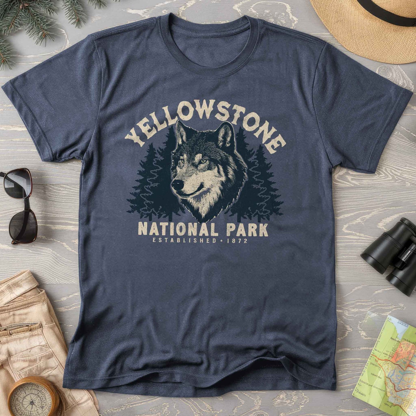 Yellowstone Wolf Design V01 - Comfort Colors 1717 - 2025