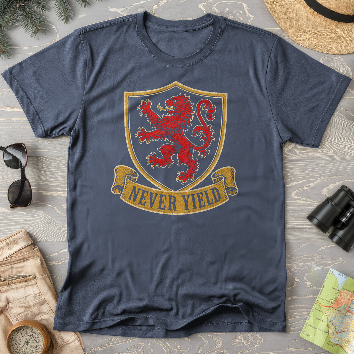 Never Yield Lion T-Shirt