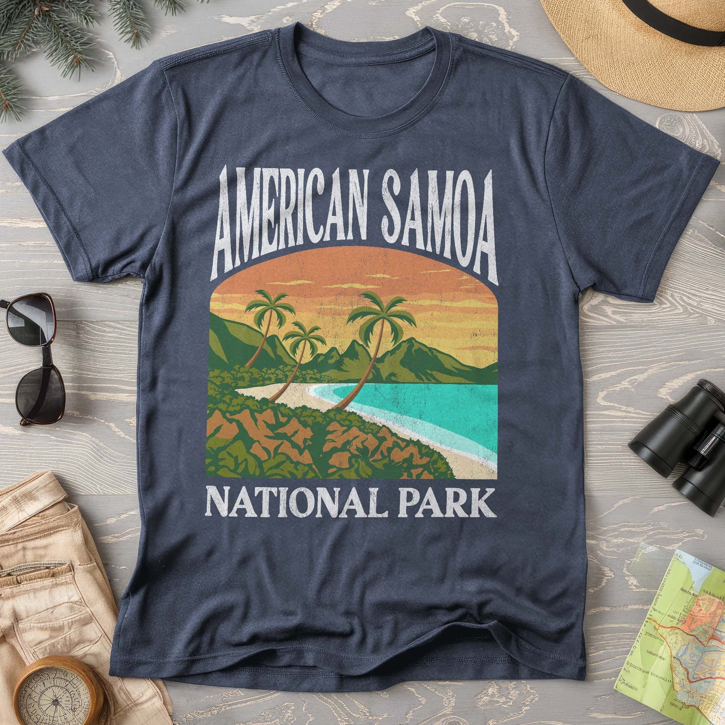 National Park of American Samoa "Big and Bold" T-Shirt