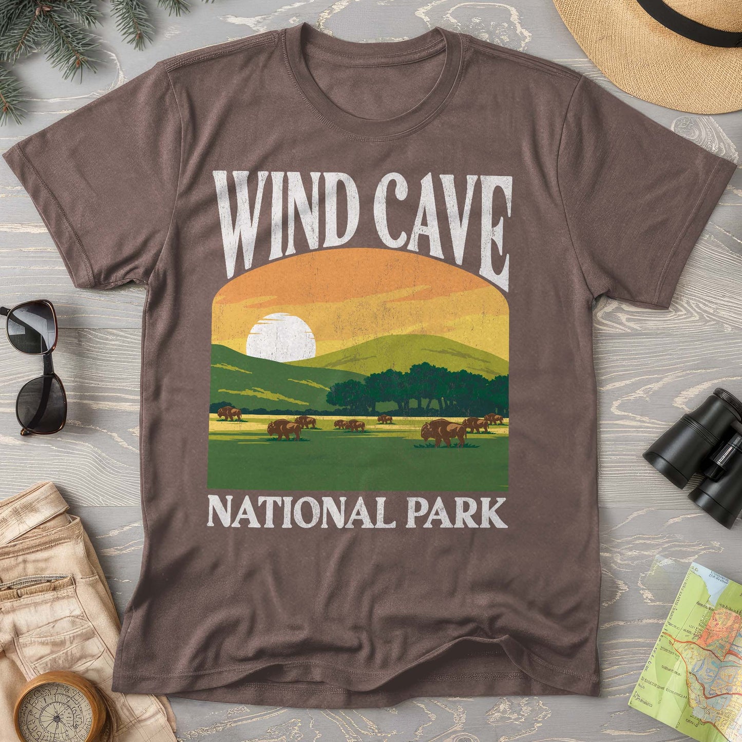 Wind Cave National Park "Big and Bold" T-Shirt