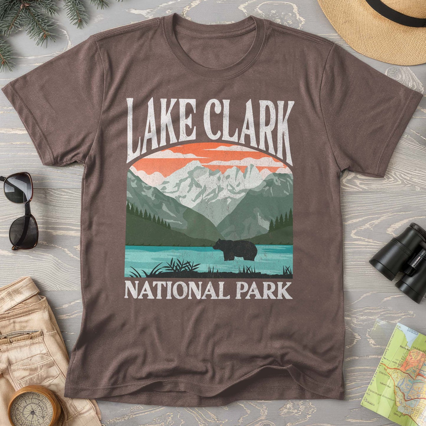 Lake Clark National Park "Big and Bold" T-Shirt