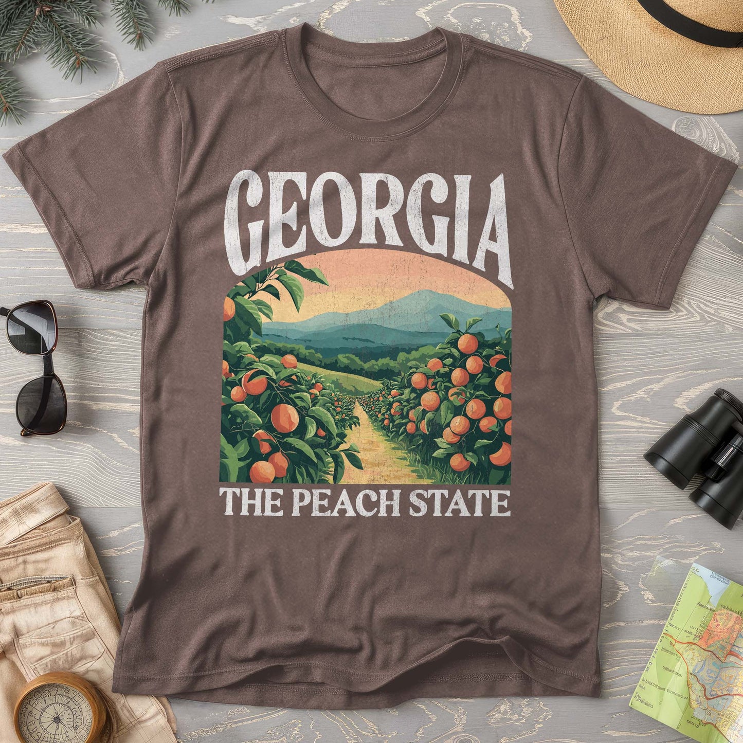 Georgia The Peach State "Big and Bold" T-Shirt