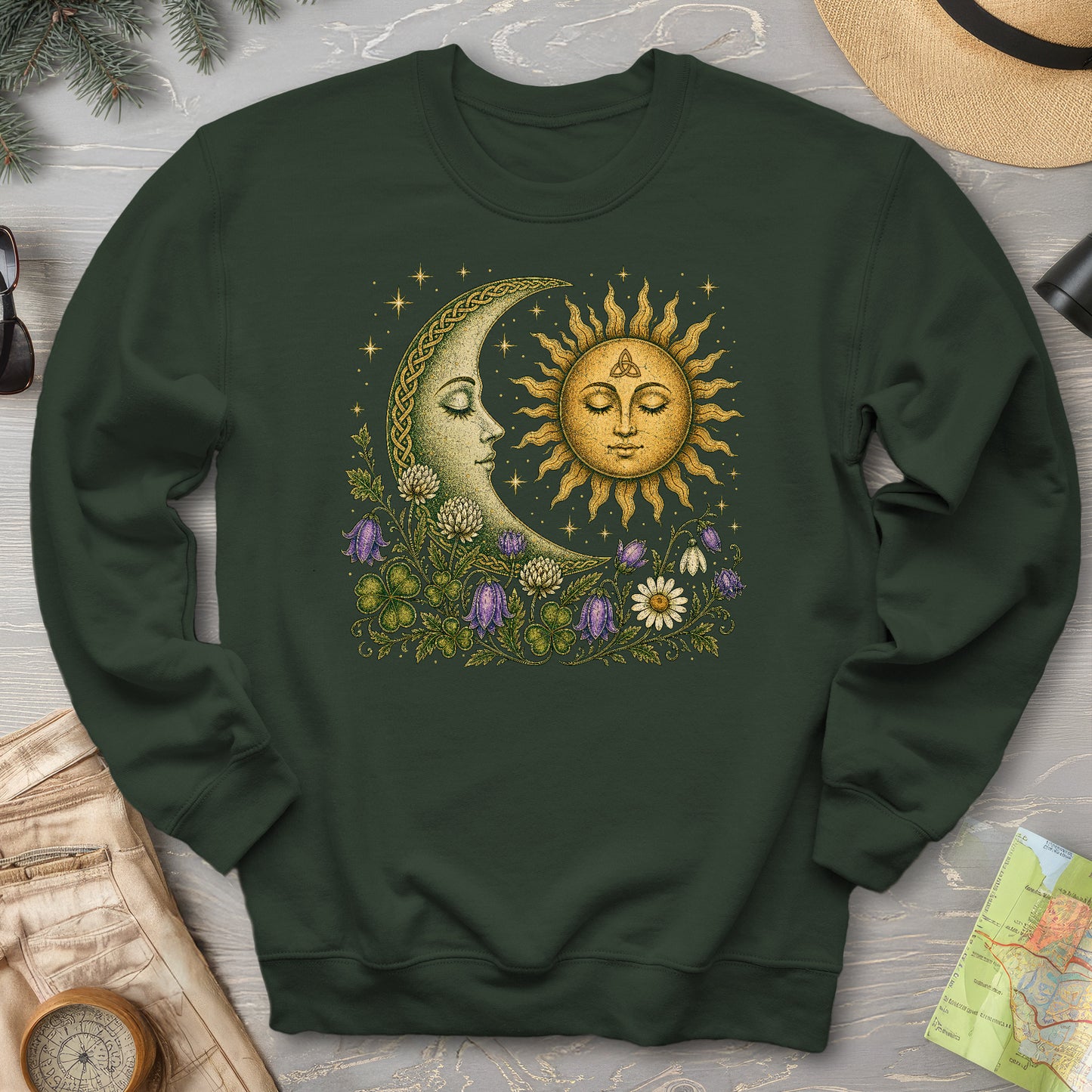 Irish Celtic Celestial Sweatshirt