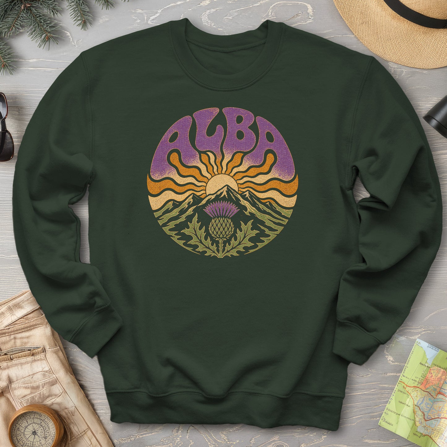 Alba Groovy Sunrise Sweatshirt