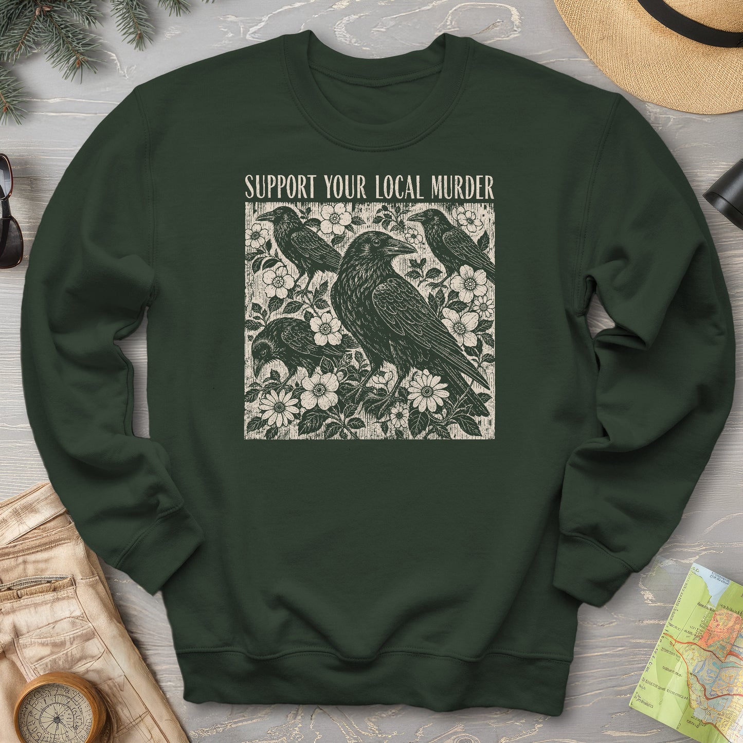 Crow Local Murder Sweatshirt