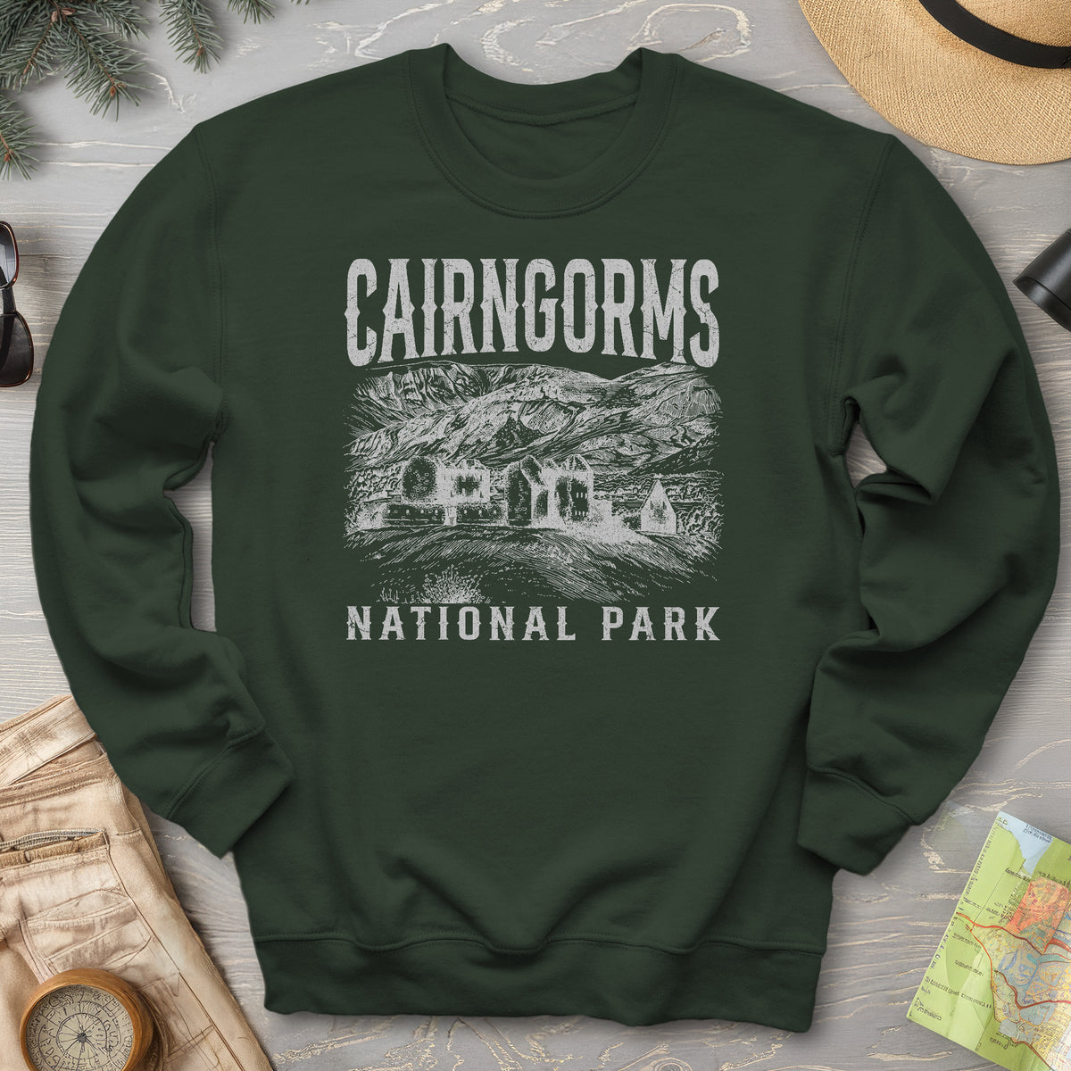 Cairngorms National Park Sketch Sweatshirt