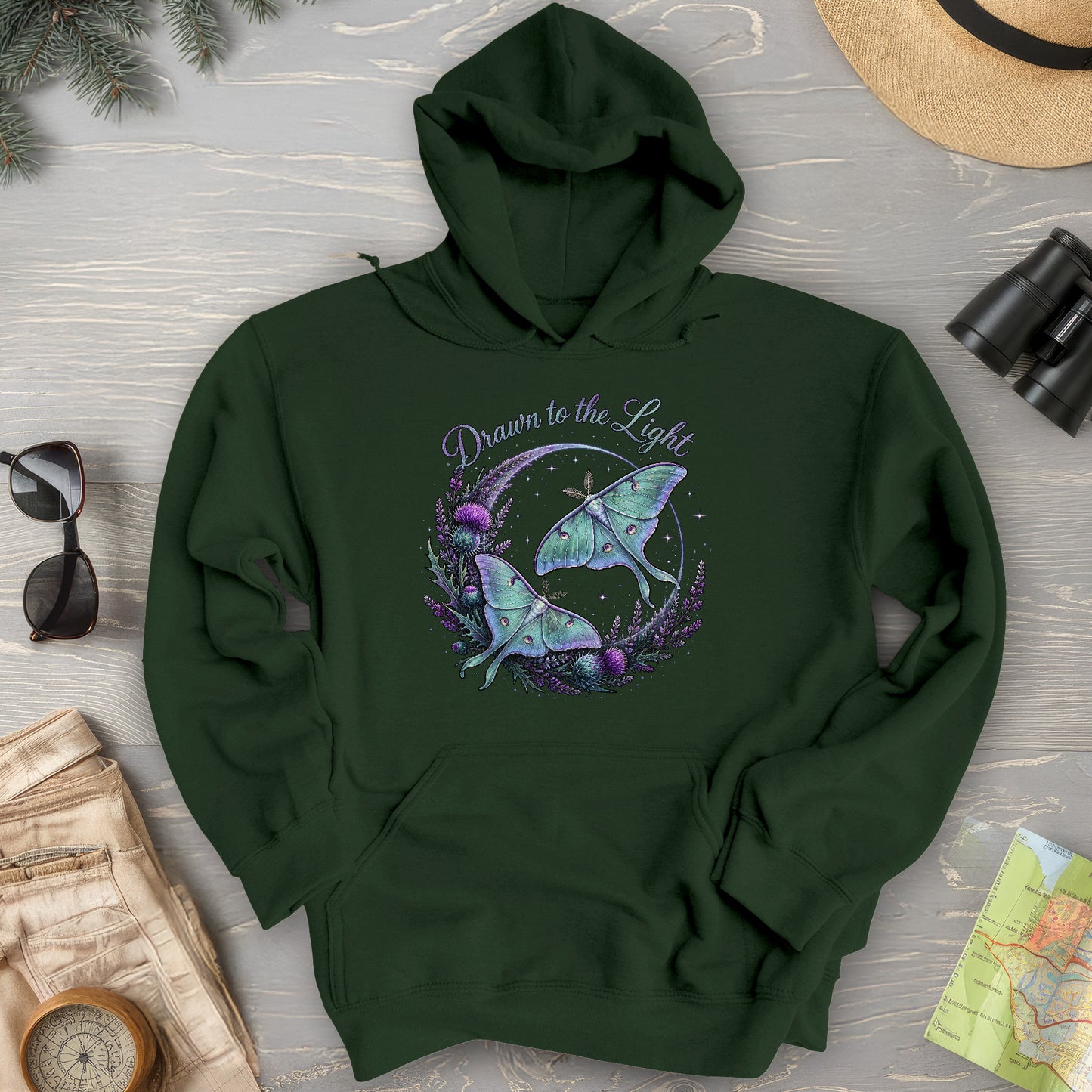 Drawn To The Light Hoodie