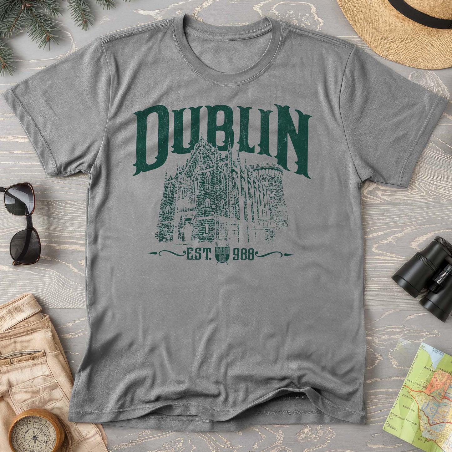 Dublin Ireland Castle T-Shirt