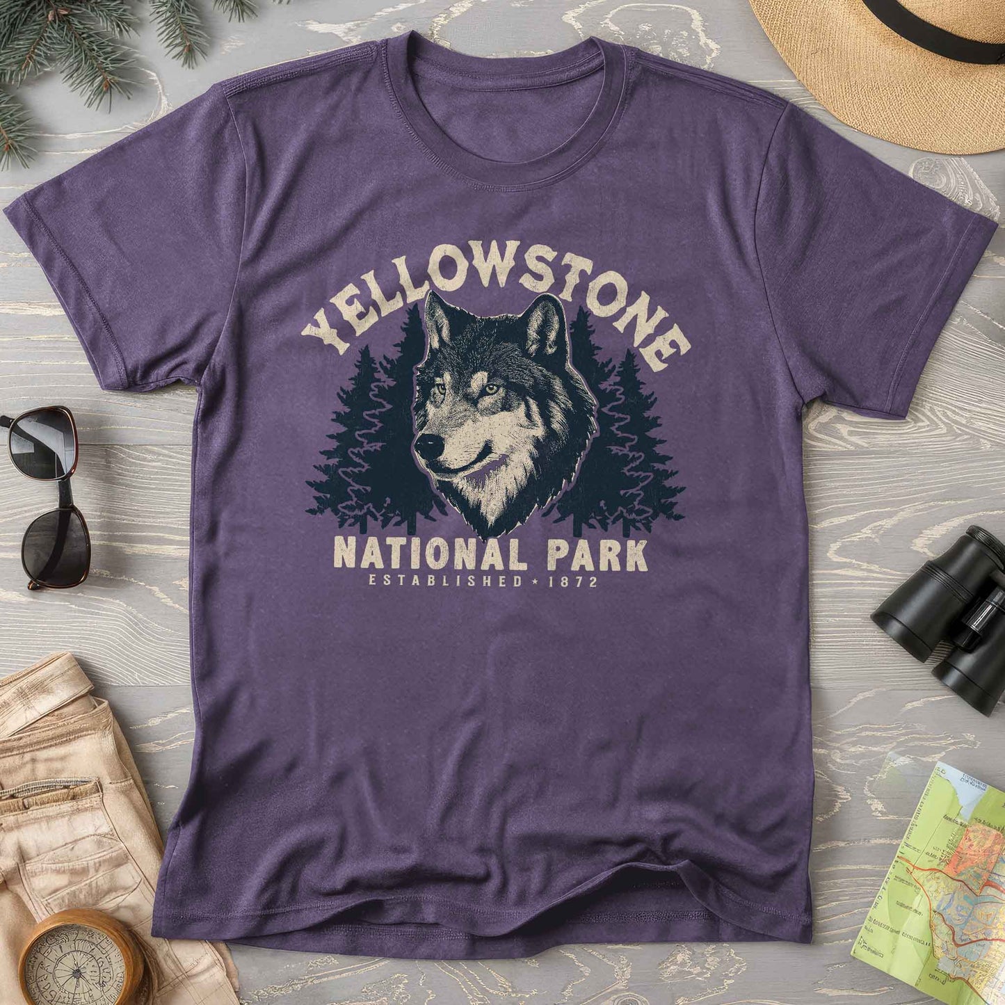 Yellowstone Wolf Design V01 - Comfort Colors 1717 - 2025