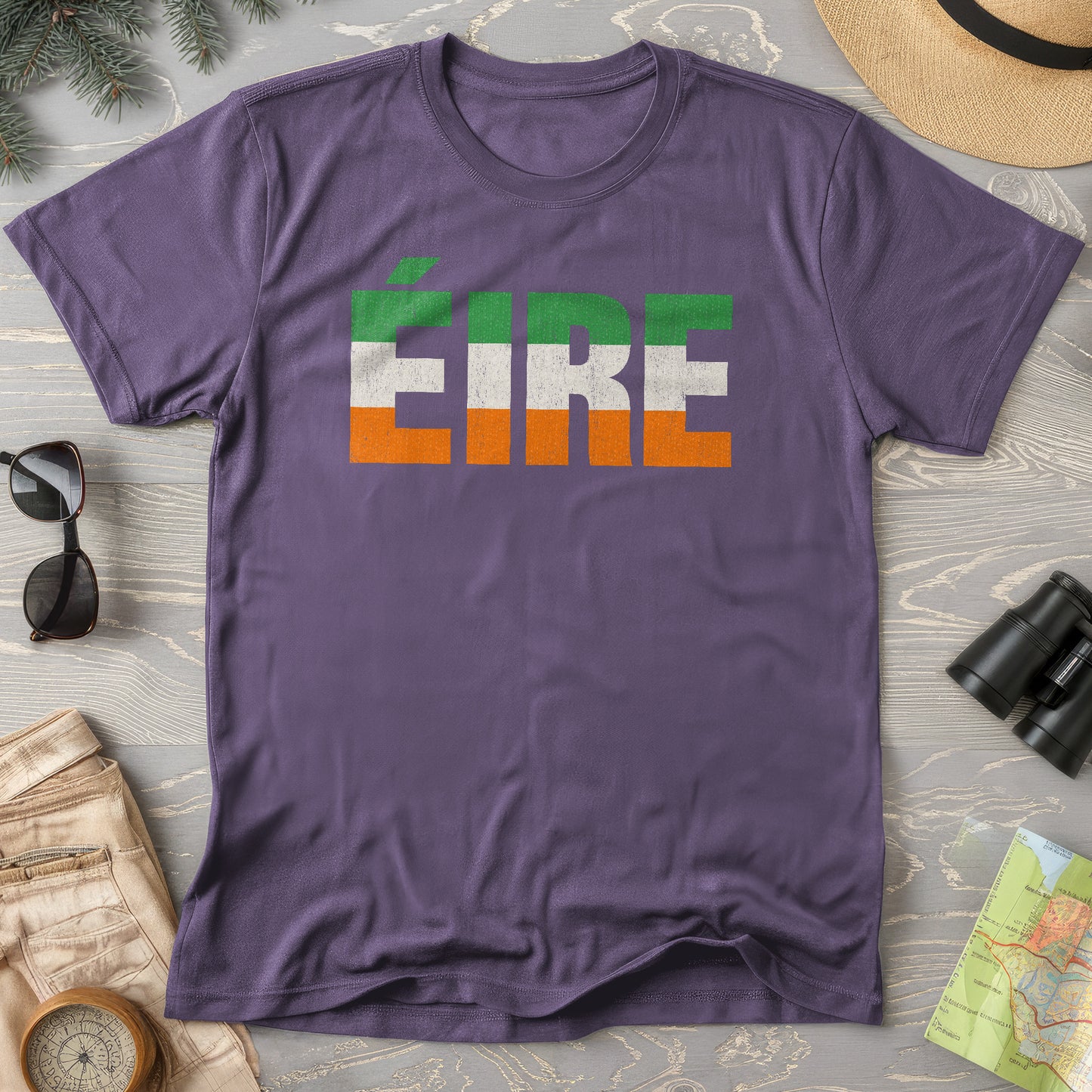 Eire Tricolor Stripe T-Shirt
