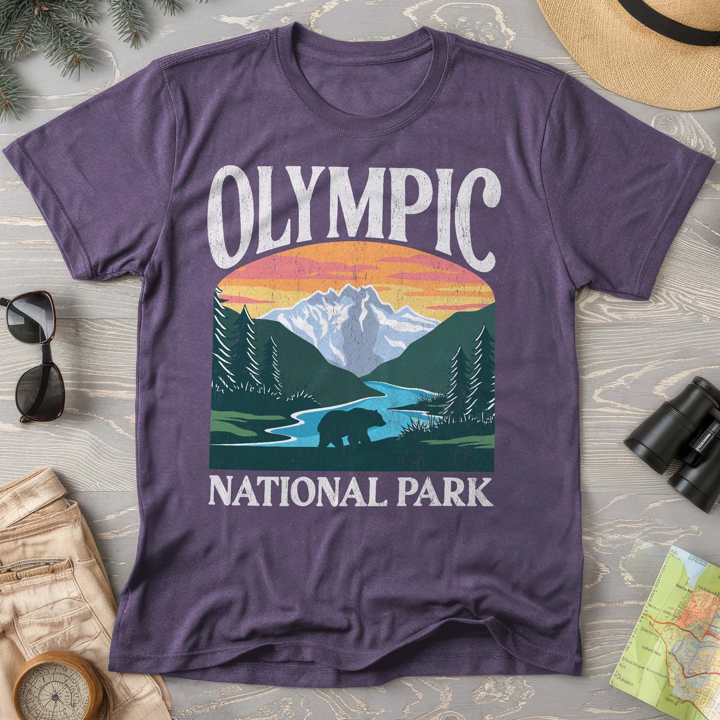 Olympic National Park "Big and Bold" T-Shirt