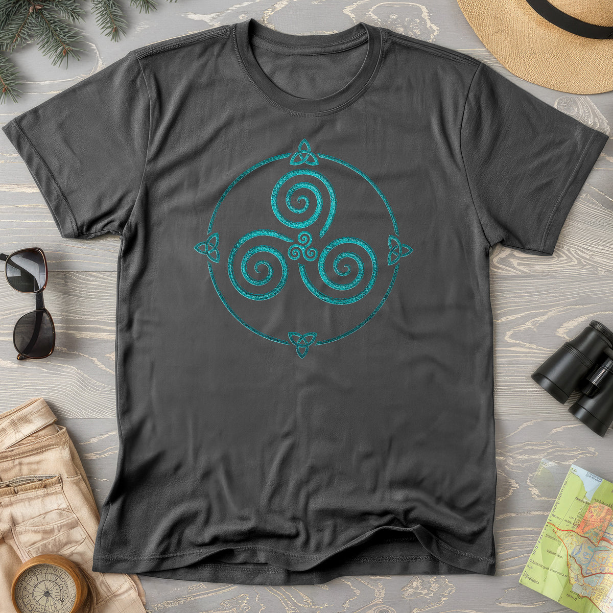 Celtic Triskele Spiral T-Shirt