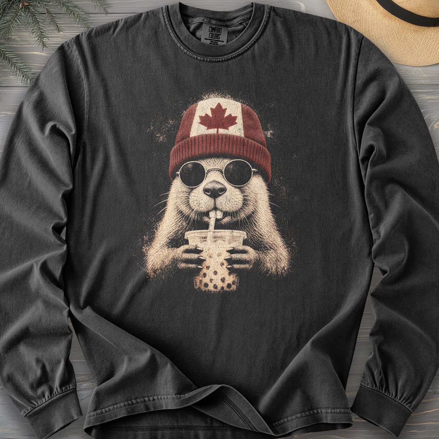 Canada Beaver Attitude Long Sleeve Shirt