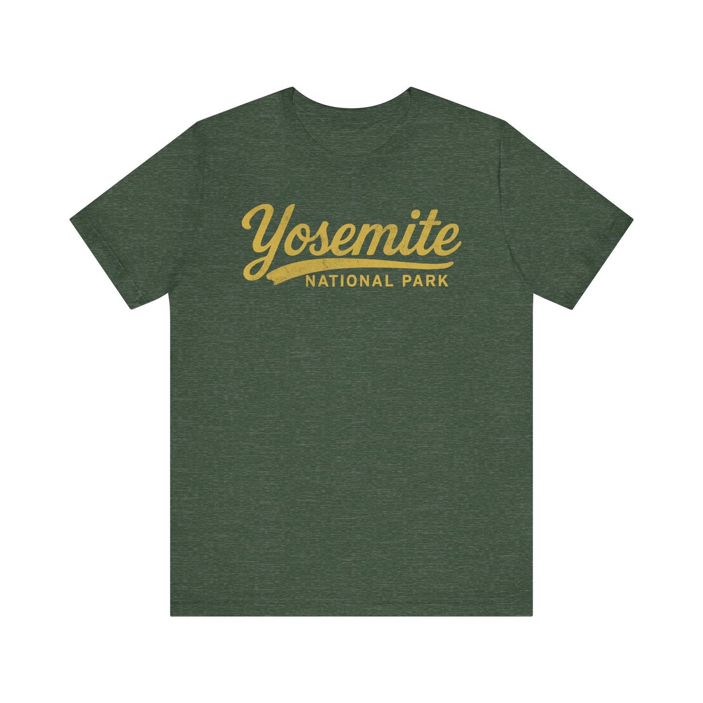 Yosemite Vintage Swipe Bella Canvas Printify Choice Unisex Jersey Short Sleeve Tee