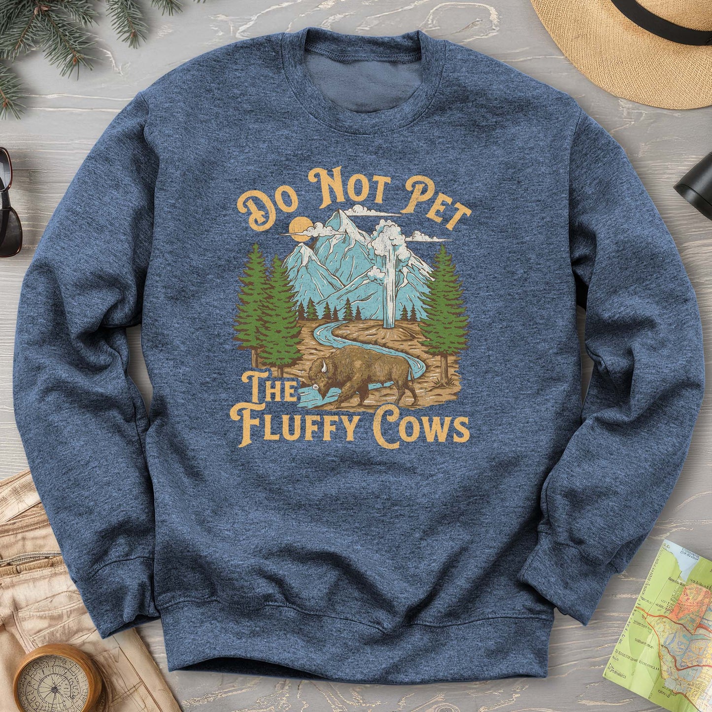 Fluffy Cows Yellowstone Sweatshirt