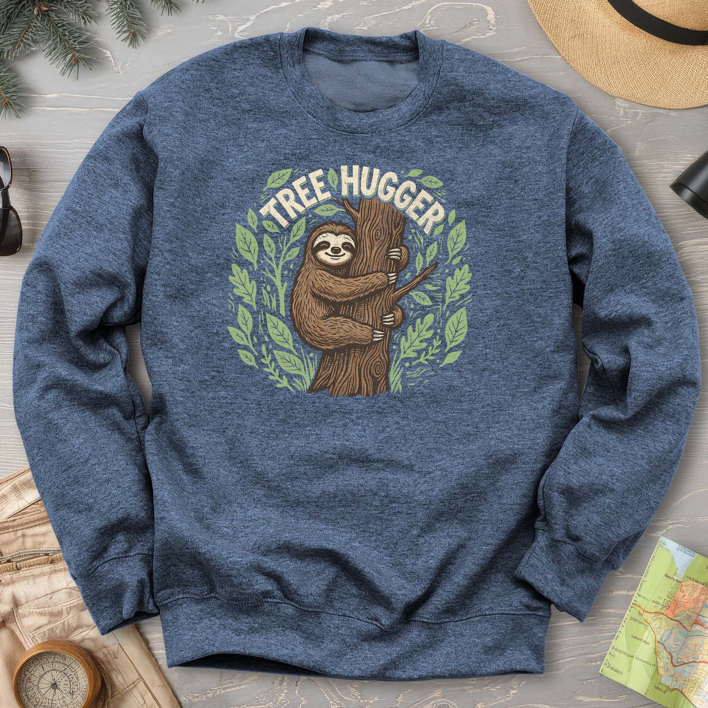 Tree Hugger Sloth Sweatshirt