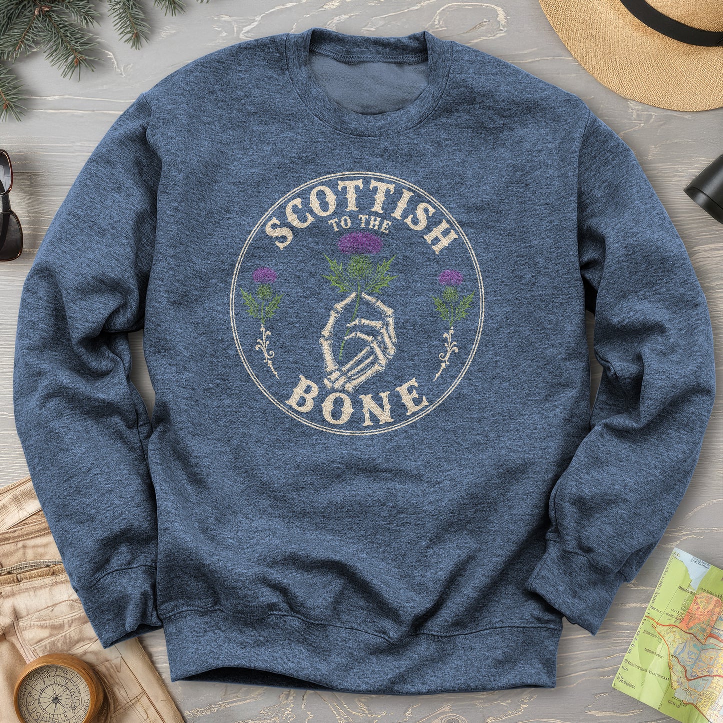 Scottish Bone Hand Sweatshirt