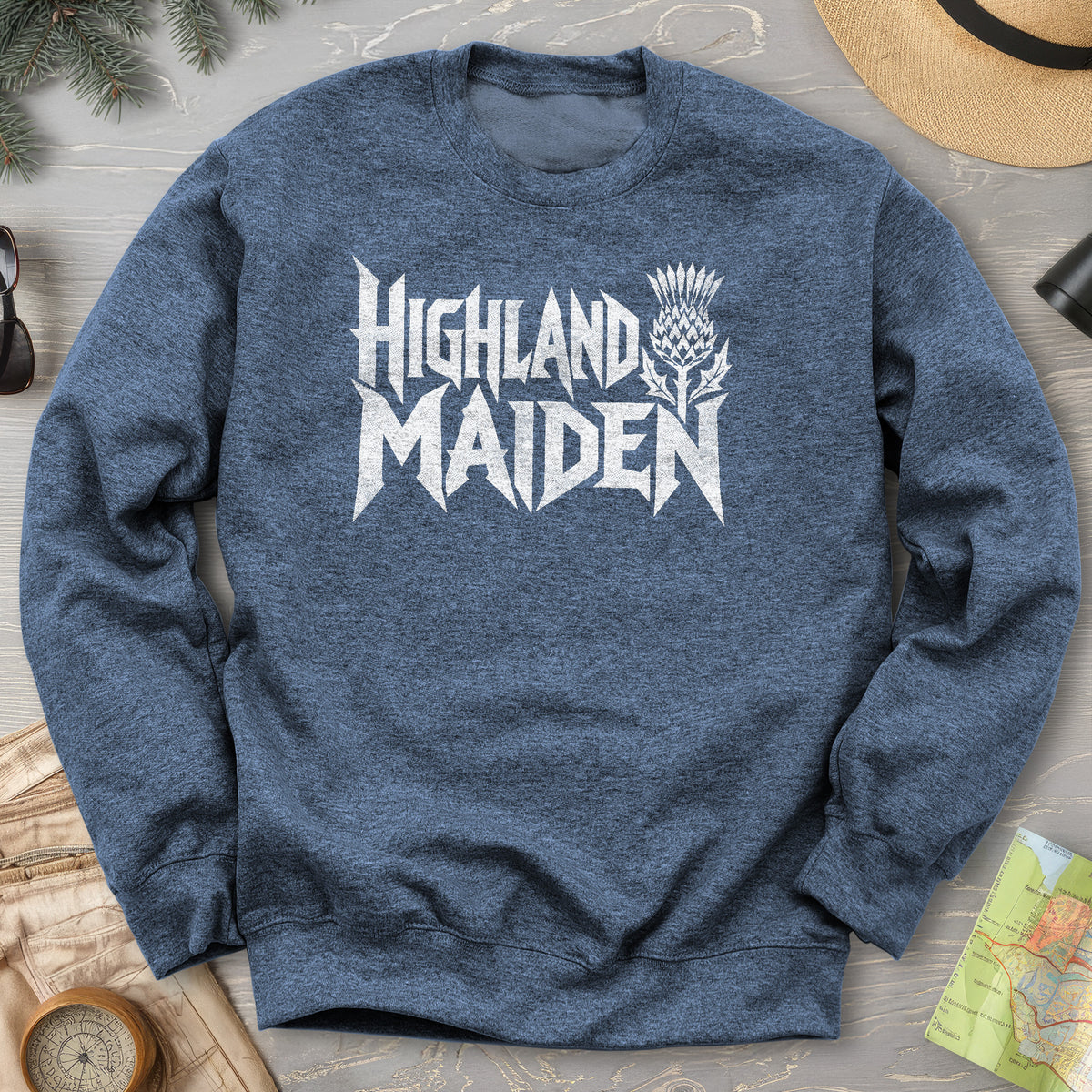 Highland Maiden Thistle Sweatshirt
