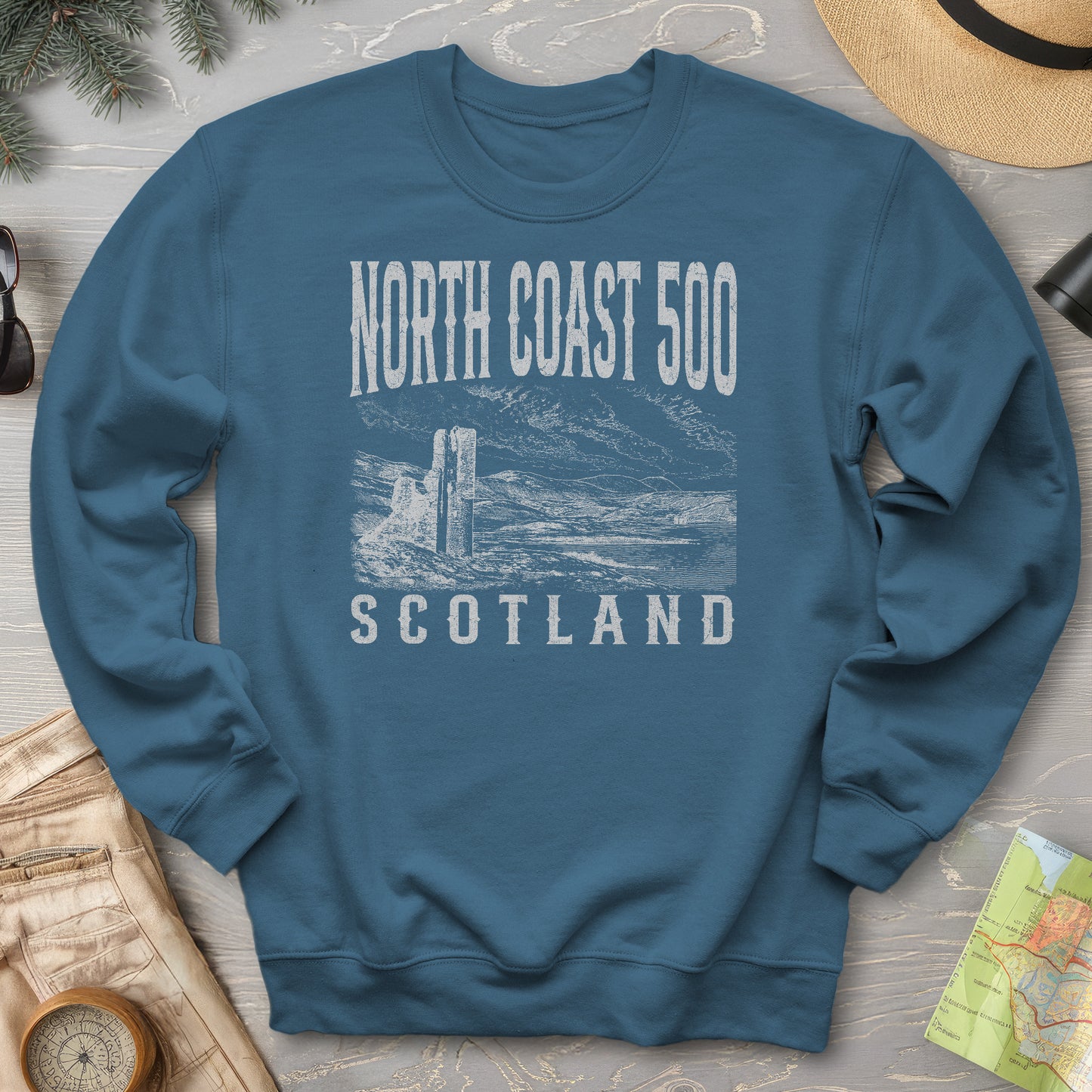 Castleisland Scotland Sketch Sweatshirt