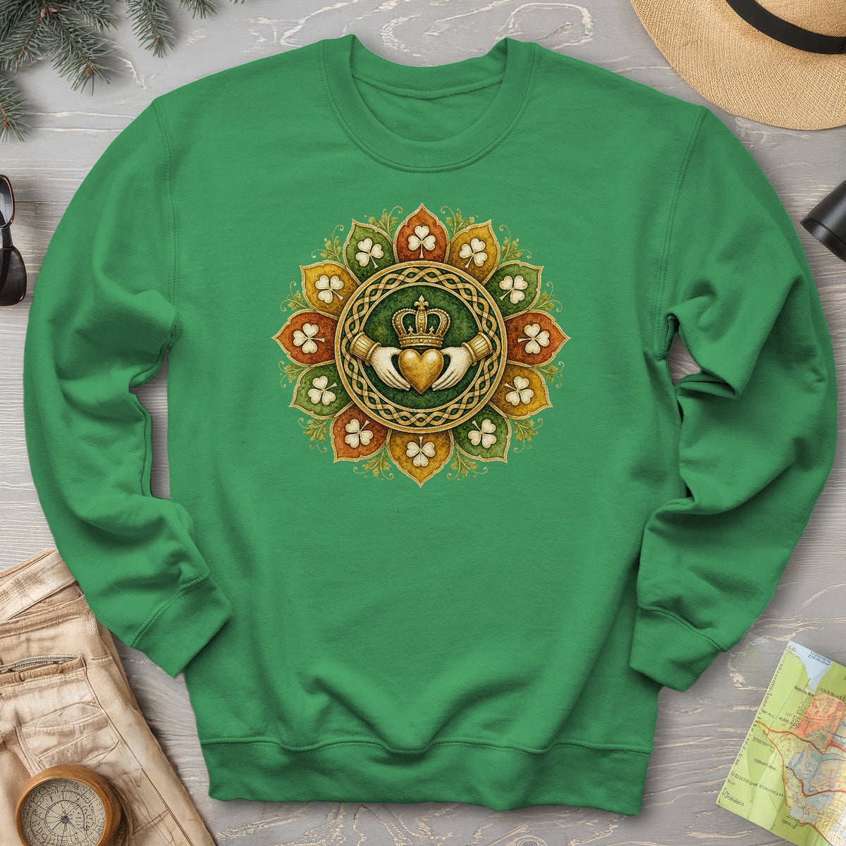 Claddagh Fall Mandala Sweatshirt
