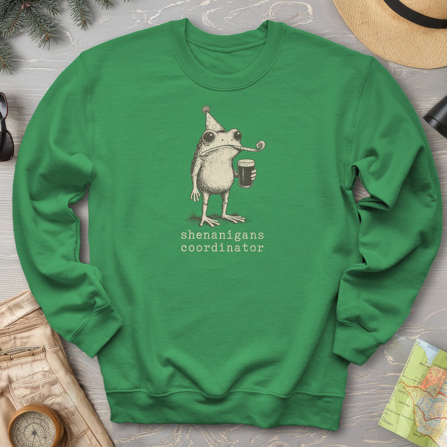 Shenanigans Coordinator Frog Sweatshirt