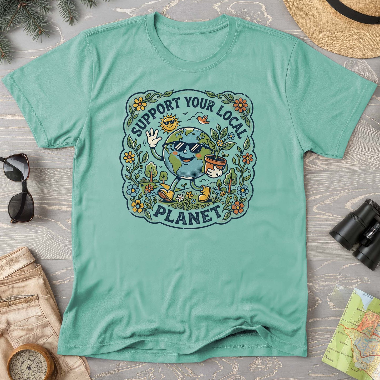 Support Your Local Planet T-Shirt