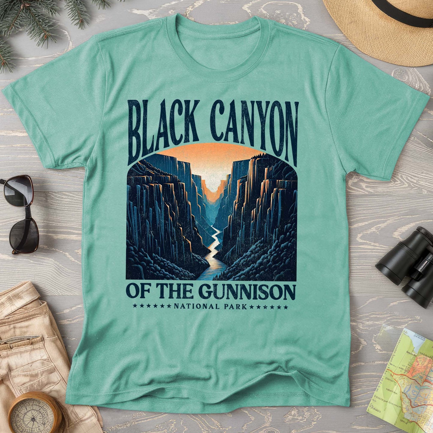 Black Canyon of the Gunnison National Park "Big and Bold" Comfort Colors T-Shirt