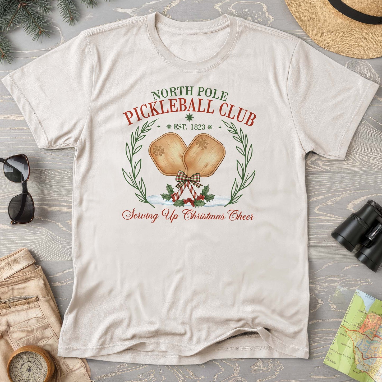 North Pole Pickleball Club T-Shirt